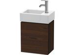 Duravit L-Cube Waschtisch-Unterschrank LC6293R6969 36,4x24,1x40cm, wandhängend, Tür rechts, nussbaum gebürstet