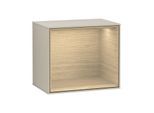 Villeroy und Boch Finion Regalmodul F590PCHH 41,8x35,6x27cm, Ladestation, Regal Oak Veneer, Sand Matt Lacquer