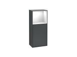 Villeroy und Boch Finion Seitenschrank F520GFHG 41,8cm, links, Ladestation, Regal Glossy White Lacquer, Midnight Blue Matt Lacquer