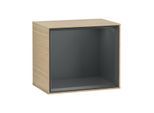 Villeroy und Boch Finion Regalmodul F590HGPC 41,8x35,6x27cm, Ladestation, Regal Midnight Blue, Oak Veneer