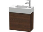 Duravit L-Cube Waschtisch-Unterschrank LC6246L6969 48x24x40cm, wandhängend, Tür links, nussbaum gebürstet