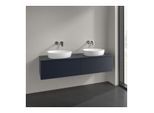Villeroy und Boch Antao Waschtisch-Unterschrank L39110HG 160x36x50cm, Waschbeckenplattenfarbe Lack, midnight blue matt lacquer, Mit Beleuchtung