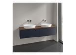 Villeroy und Boch Antao Waschtisch-Unterschrank K39012HG 160x36x50cm, Waschbeckenplattenfarbe warm walnut, midnight blue matt lacquer