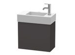 Duravit L-Cube Waschtisch-Unterschrank LC6246L8080 48x24x40cm, wandhängend, Tür links, graphit supermatt