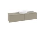 Villeroy & Boch Antao Waschtischunterschrank 1600x360x500mm L36110HK mit Beleuchtung mit Struktur FK/AP: HK/0