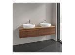 Villeroy und Boch Antao Waschtisch-Unterschrank K39151HM 160x36x50cm, Hahnlochbohrung, Waschbeckenplattenfarbe honey oak, warm walnut