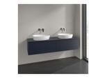 Villeroy und Boch Antao Waschtisch-Unterschrank K39010HG 160x36x50cm, Waschbeckenplattenfarbe Lack, midnight blue matt lacquer