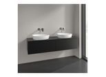 Villeroy und Boch Antao Waschtisch-Unterschrank L39010PD 160x36x50cm, Waschbeckenplattenfarbe Lack, black matt lacquer, Mit Beleuchtung