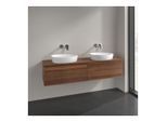 Villeroy und Boch Antao Waschtisch-Unterschrank K39112HM 160x36x50cm, Waschbeckenplattenfarbe warm walnut, warm walnut