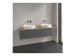 Villeroy und Boch Antao Waschtisch-Unterschrank K39011GK 160x36x50cm, Waschbeckenplattenfarbe honey oak, anthracite matt lacquer