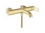 hansgrohe Axor Uno Wannenarmatur 38421250 Aufputz, Ausladung 203mm, mit Bügelgriff, brushed gold optic