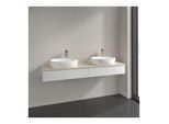 Villeroy und Boch Antao Waschtisch-Unterschrank K17153GF 160x19x50cm, Hahnlochbohrung, Waschbeckenplattenfarbe botticino, glossy white lacquer