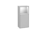 Villeroy und Boch Finion Seitenschrank F530MTGJ 41,8cm, rechts, Ladestation, Regal White matt lacquer, Light grey matt