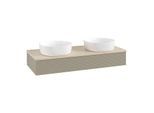 Villeroy & Boch Antao Waschtischunterschrank 1200x190x500mm L13113HK mit Beleuchtung mit Struktur FK/AP: HK/3