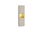 Villeroy und Boch Finion Hochschrank G470HFHH 41,8x151,6cm, rechts, Emotion, Regal Gold Matt Lacquer, Sand Matt Lacquer