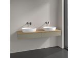 Villeroy und Boch Antao Waschtisch-Unterschrank K17111HK 160x19x50cm, Waschbeckenplattenfarbe honey oak, stone grey matt lacquer