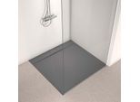 Ideal Standard Ultra Flat S i.life Brausewanne T5242FS 120 x 120 x 3,2 cm, quarzgrau, quadratisch