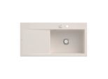 Villeroy und Boch Subway Style 60 Spüle 336102KR rechts, mit Ablaufgarnitur, Excenterbetätigung, 1000 x 510 mm, crema CeramicPlus