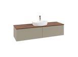 Villeroy & Boch Antao Waschtischunterschrank 1600x360x500mm L36152HK mit Beleuchtung mit Struktur FK/AP: HK/2