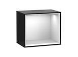 Villeroy und Boch Finion Regalmodul F580MTPH 41,8x35,6x27cm, Regal White Matt, Glossy Black Lacquer