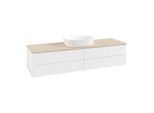 Villeroy & Boch Antao Waschtischunterschrank 1600x360x500mm L25113MT mit Beleuchtung mit Struktur FK/AP: MT/3