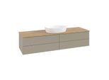 Villeroy & Boch Antao Waschtischunterschrank 1600x360x500mm L25011HK mit Beleuchtung FK/AP: HK/1