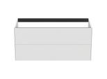 Ideal Standard Conca Waschtisch-Unterschrank T3945Y1 120x50,5x54cm, ohne Waschtisch-Platte, 2 Auszüge, Weiß matt lackiert