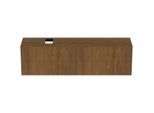 Ideal Standard Conca Waschtisch-Unterschrank T3992Y5 mit Ausschnitt, 4 Auszüge, 200x50,5x55 cm, rechts/links, Walnuss dunkel Furnier
