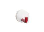 Hewi System 800 K Einzelhaken 800.90.0309133 Rosettenkappe signalweiß, rubinrot, 45mm