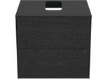 Ideal Standard Conca Waschtisch-Unterschrank T3940Y4 mit Ausschnitt, 2 Auszüge, 60x50,5x55 cm, mittig, Eiche geflammt Furnier
