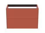 Ideal Standard Conca Waschtisch-Unterschrank T4352Y3 ohne Waschtisch-Platte, 2 Auszüge, 80x37x54 cm, Sunset matt lackiert