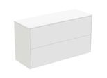 Ideal Standard Conca Waschtisch-Unterschrank T4329Y1 ohne Ausschnitt, 2 Auszüge, 100x37x55 cm, Weiß matt lackiert