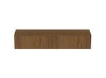 Ideal Standard Conca Waschtisch-Unterschrank T4316Y5 ohne Ausschnitt, 2 Auszüge, 200x50,5x37 cm, Walnuss dunkel Furnier