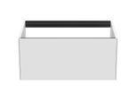 Ideal Standard Conca Waschtisch-Unterschrank T3985Y1 ohne Waschtisch-Platte, 1 Auszug, 80x50,5x36 cm, Weiß matt lackiert