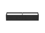 Ideal Standard Conca Waschtisch-Unterschrank T3987Y4 ohne Waschtisch-Platte, 2 Auszüge, 200x50,5x36 cm, Eiche geflammt Furnier