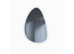 Kludi LUMA Spiegel 17SP0910 69x100 x 3 cm, LED & Entfeuchter Einstellbar 1050 K