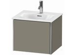 Duravit XSquare Waschtisch-Unterschrank XS422109292 51x39,7x41,8cm, 1 Auszug, Steingrau seidenmatt