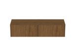 Ideal Standard Conca Waschtisch-Unterschrank T4315Y5 ohne Ausschnitt, 2 Auszüge, 160x50,5x37 cm, Walnuss dunkel Furnier