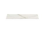 Ideal Standard Conca Keramik-Waschtisch-Platte T3972DH Ausladung 50,5cm, 120 x 50,5 x 0,6 cm, Mamor Calacatta