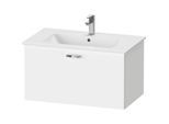 Duravit XBase Waschtisch-Unterschrank XB603101818 80 x 47,5 cm, weiß matt, 1 Auszug, wandhängend