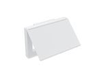 Hewi System 900 Q WC-Papierhalter 900Q21.00160DX pulverbeschichtet weiß tiefmatt, aus Edelstahl, mit Deckel 140x90x23mm