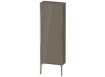 Duravit XViu Halbhochschrank XV1316LB189 50x24x133cm, champagner matt, Tür links, flannel grey hochglanz