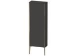 Duravit XViu Halbhochschrank XV1316LB180 50x24x133cm, champagner matt, Tür links, graphit supermatt