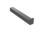 Hewi System 900 Q Reservepapierhalter 900Q21.00360SC pulverbeschichtet dunkelgrau perlglimmer tiefmatt, aus Edelstahl, 15x20x122mm