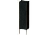 Duravit XViu Halbhochschrank XV1325LB116 40x36x133cm, champagner matt, Tür links, Eiche schwarz