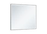 Keuco Royal Lumos Lichtspiegel 14598132003 700x650x60mm, 41+50 Watt, schwarz-eloxiert, Spiegelheizung