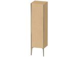 Duravit XViu Halbhochschrank XV1325RB130 40x36x133cm, champagner matt, Tür rechts, Eiche natur