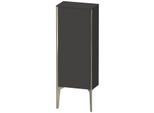 Duravit XViu Halbhochschrank XV1305LB180 40x24x89cm, champagner matt, Tür links, graphit supermatt