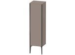 Duravit XViu Halbhochschrank XV1325RB243 40x36x133cm, schwarz matt, Tür rechts, basalt matt