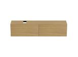 Ideal Standard Conca Waschtisch-Unterschrank T4337Y6 240x50,5x55cm, mit Ausschnitt links/rechts, 4 Auszüge, Eiche hell Furnier